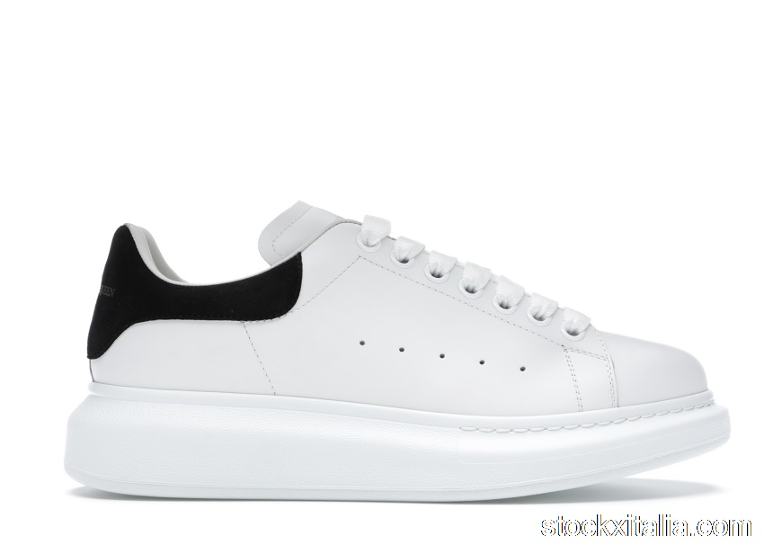 Outlet Alexander McQueen Oversized Ivory Black (W) 553770WHGP79061