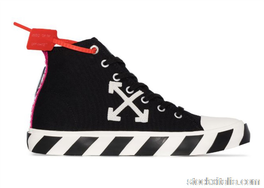 Outlet Arrow Canvas Mid Top Black OMIA119S20D330381001