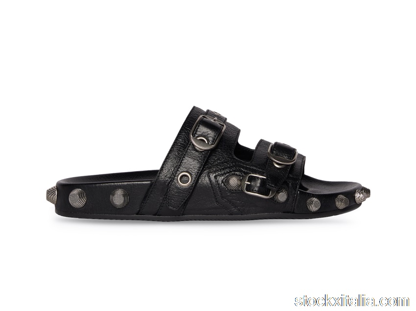 Outlet Balenciaga Cagole Sandals Black 693956WAD4E1081
