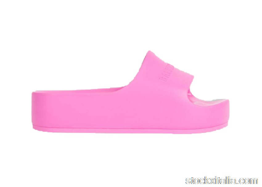 Outlet Balenciaga Chunky Slide Fluo Pink (W) 654315W1S895000