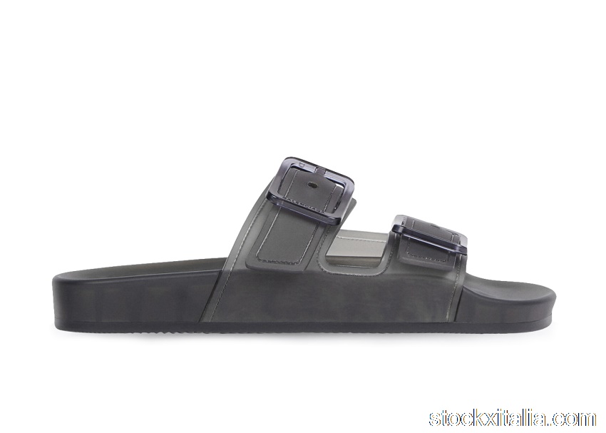 Outlet Balenciaga Mallorca Sandal Clear Black (W) 656937W2DZ11000