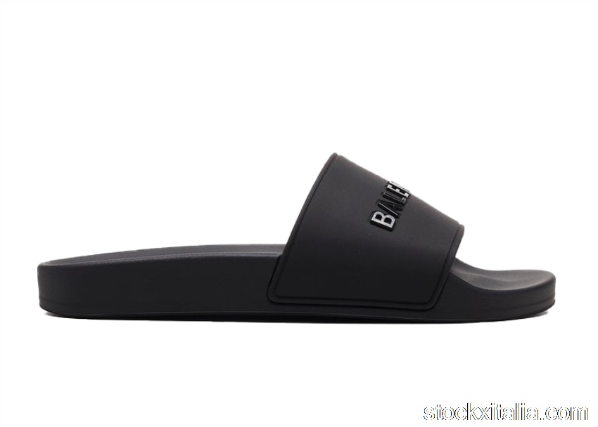 Outlet Balenciaga Pool SIides Black 565826W1S841000