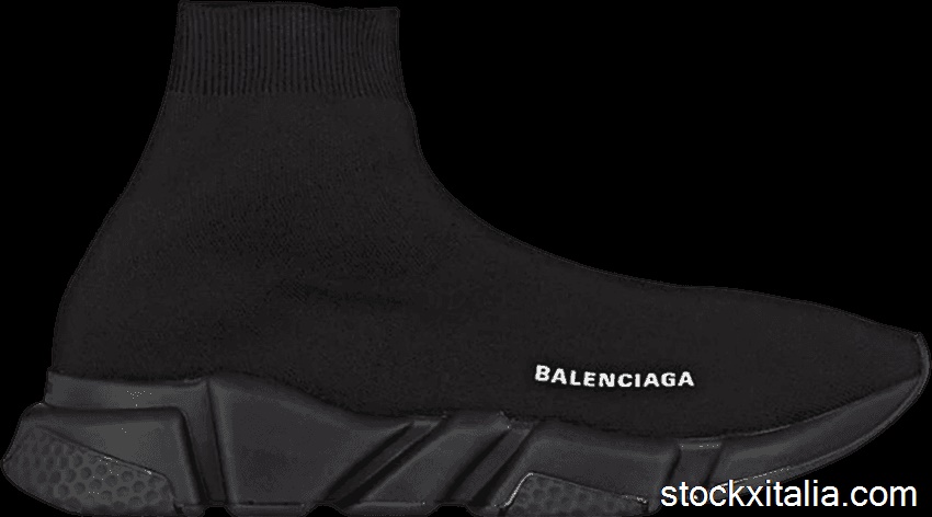Outlet Balenciaga Speed Trainer Black 2019 530353W05G91000