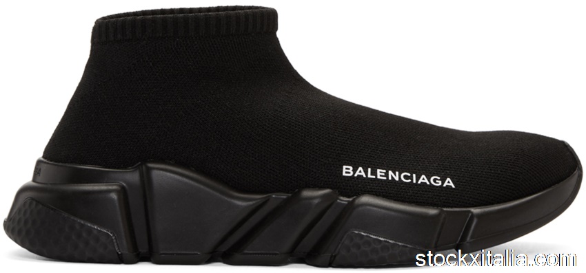 Outlet Balenciaga Speed Trainer Low Black (W) 181342F128001