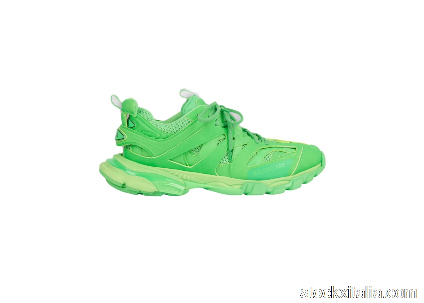 Outlet Balenciaga Track Fluo Green 542023W3AB13801