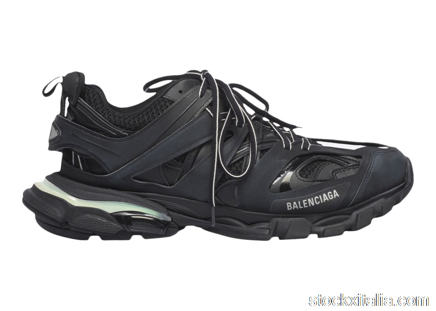 Outlet Balenciaga Track LED Black 555036W2GB11000