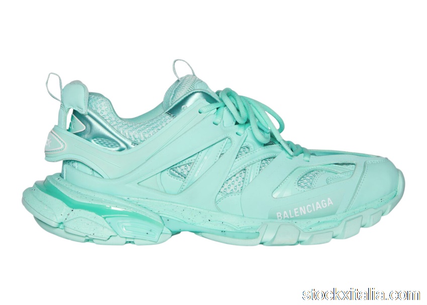 Outlet Balenciaga Track Recycled Green 542023W3FE33000