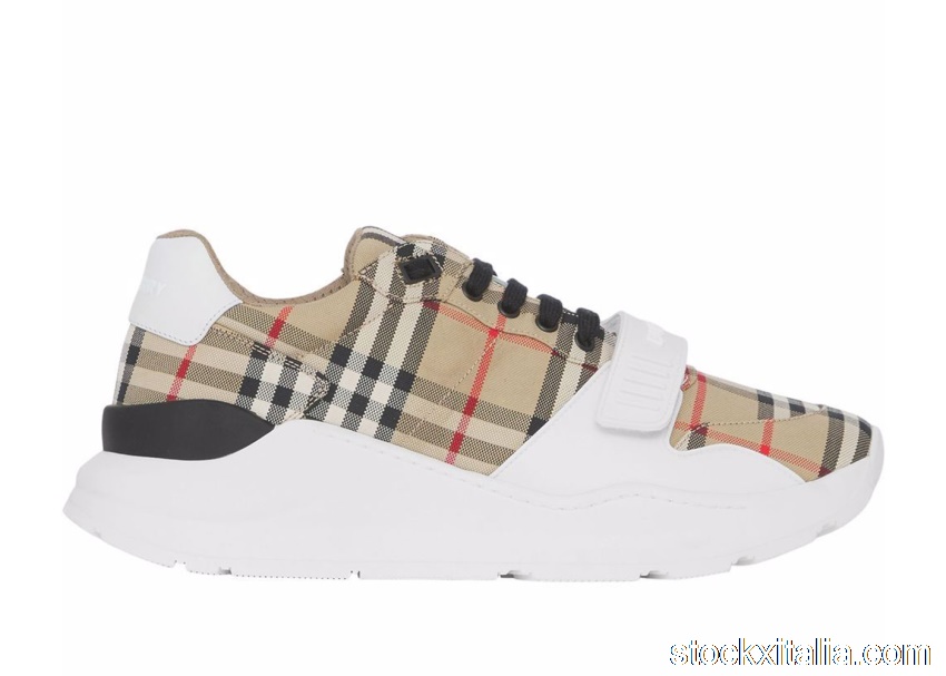 Outlet Burberry Regis Archive Beige White 8048577