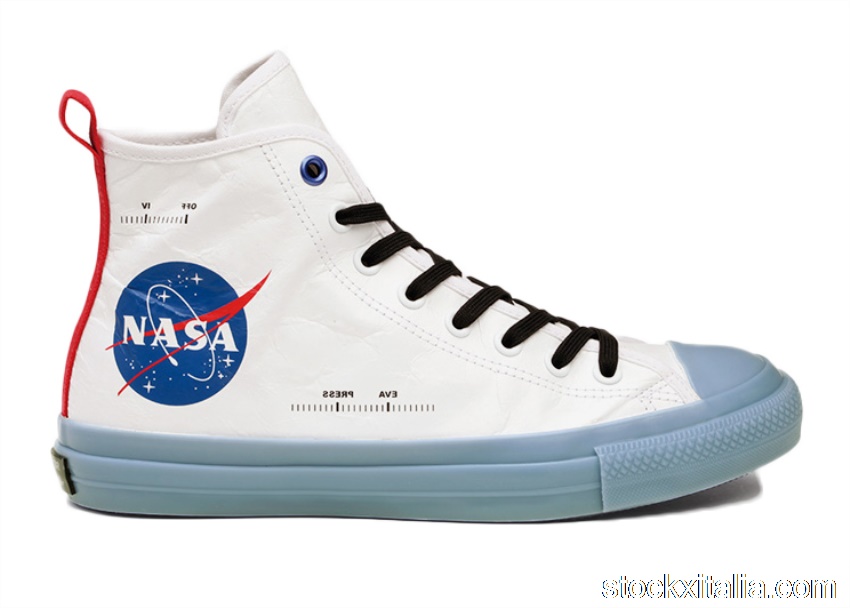 Outlet Converse Chuck Taylor All-Star 100 Hi Spacesuit NASA White Blue