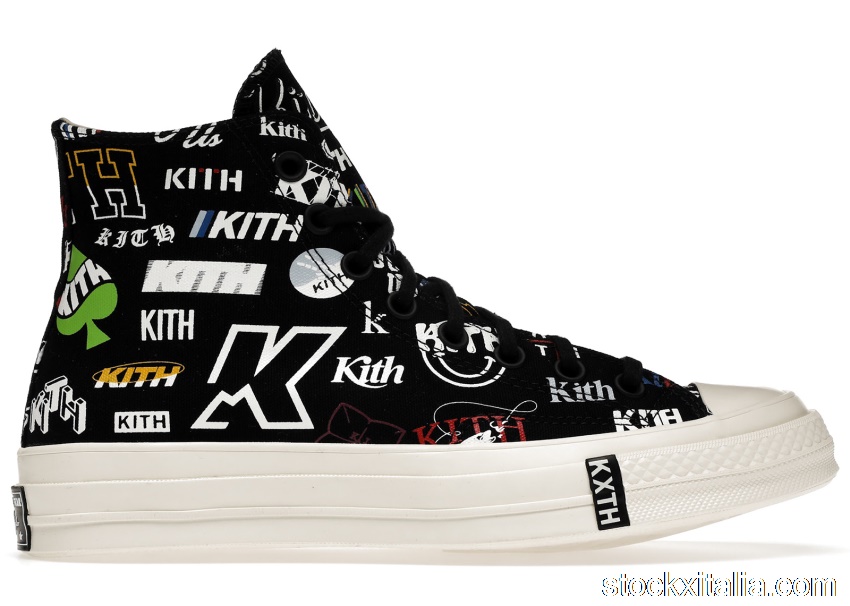 Outlet Converse Chuck Taylor All-Star 70 Hi Kith 10 Year Anniversary Black 172465C