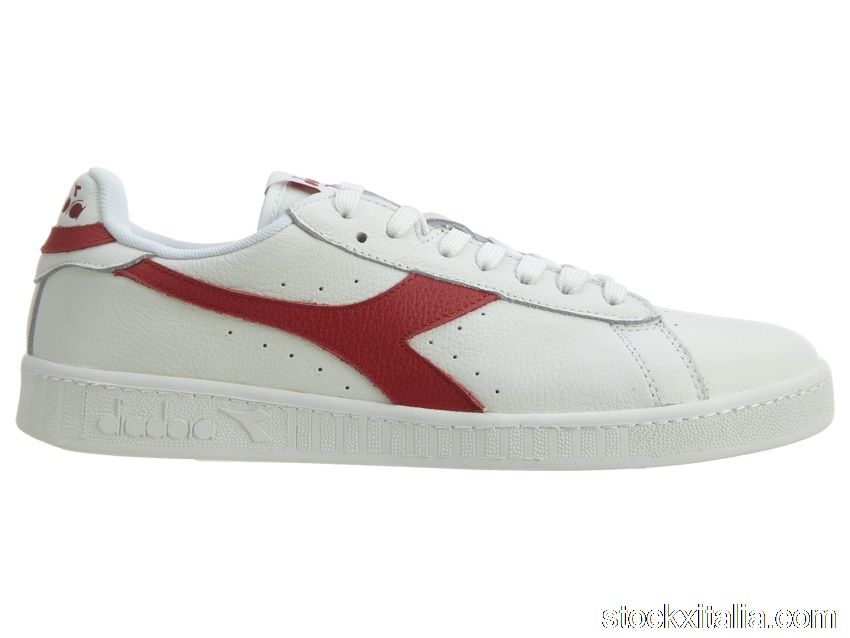 Outlet Diadora Game L Low Waxed White/Chilli Peppers/White 160821-C6313