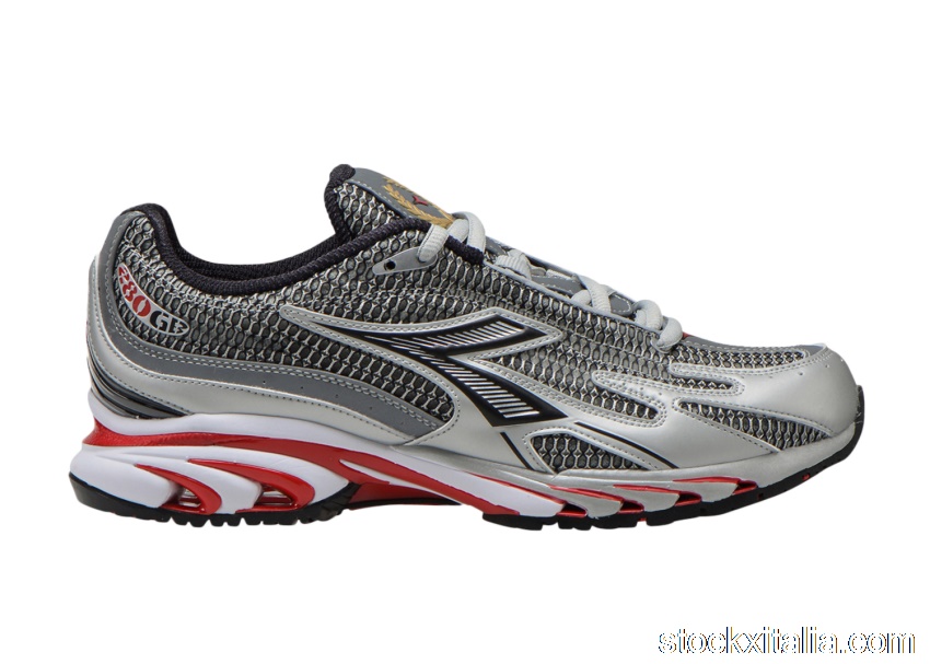 Outlet Diadora Mythos 280 GB Silver Red
