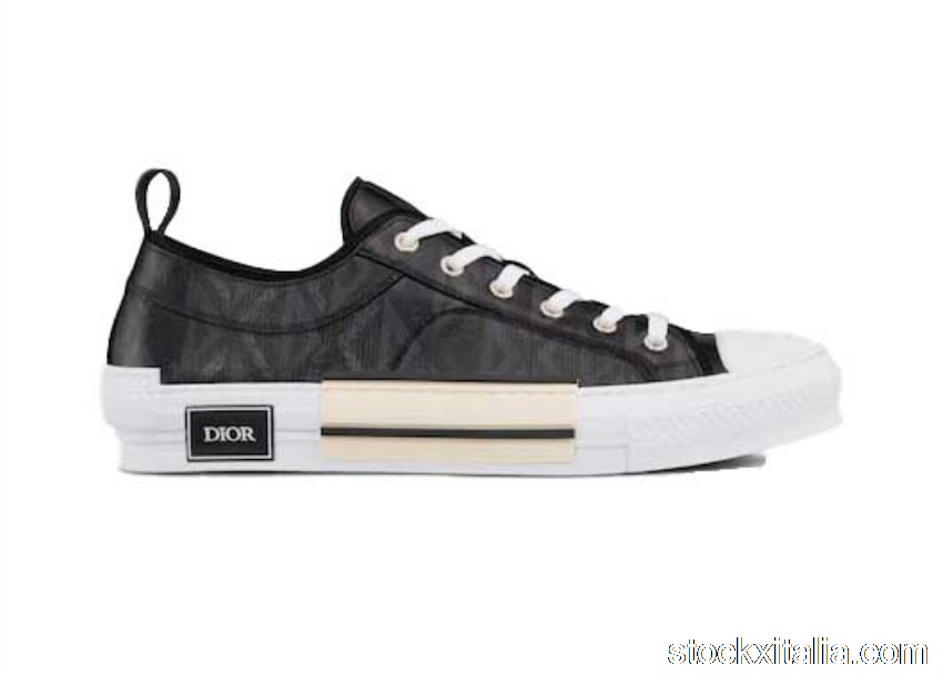 Outlet Dior B23 Low Top Black CD Diamond 3SN249ZPP_H900