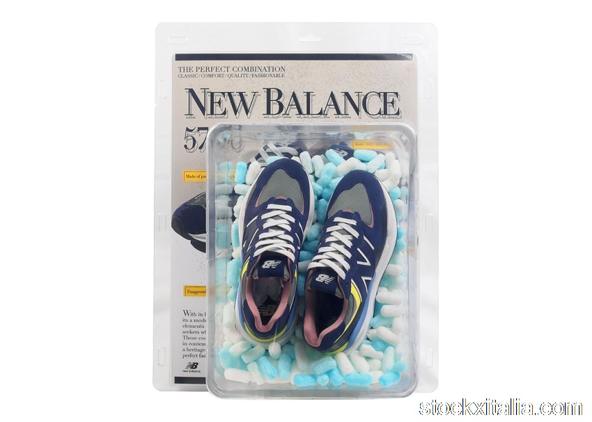 Outlet New Balance 57/40 DAHOOD Navy Grey Yellow (W) (Special Box) W5740GC
