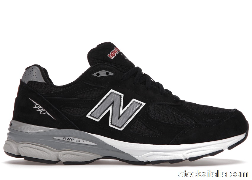 Outlet New Balance 990v3 Black White M990BS3