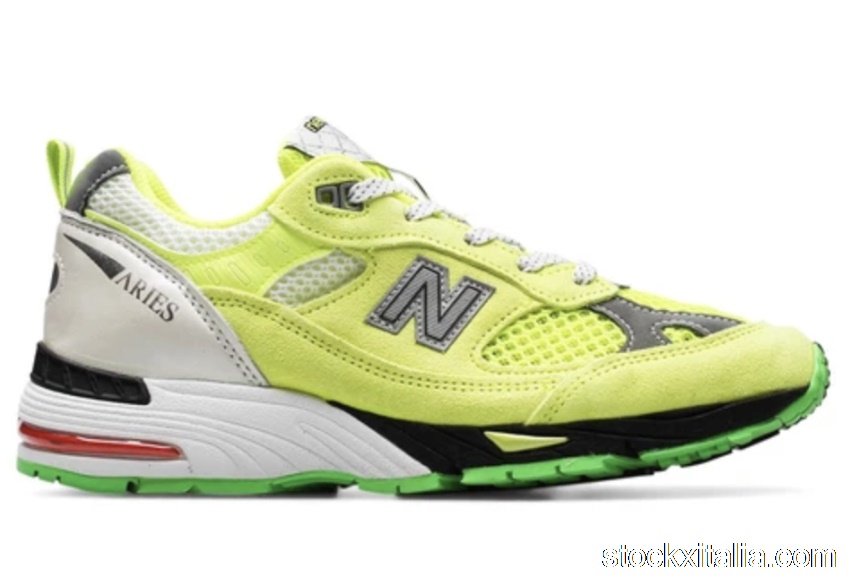 Outlet New Balance 991 MiE Aries Lime (W) W991AFL