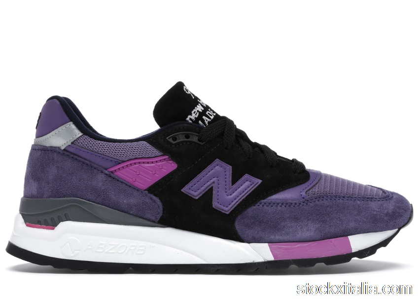 Outlet New Balance 998 Purple Black M998BLD