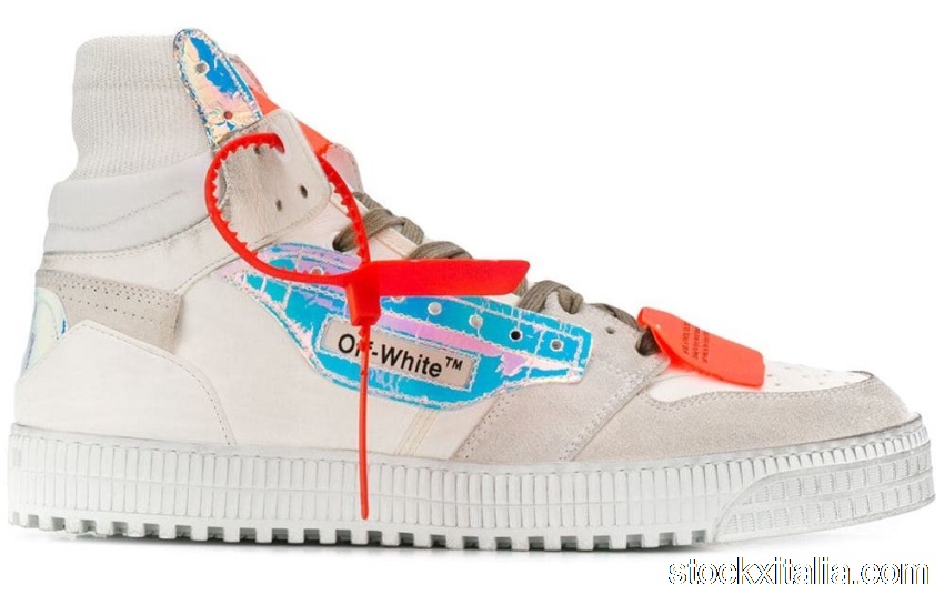 Outlet OFF-WHITE Court High Iridescent FW19 OMIA065F198000390118