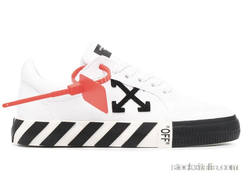 Outlet OFF-WHITE Vulc Low Black Arrow (W) OWIA178R21FAB0010110