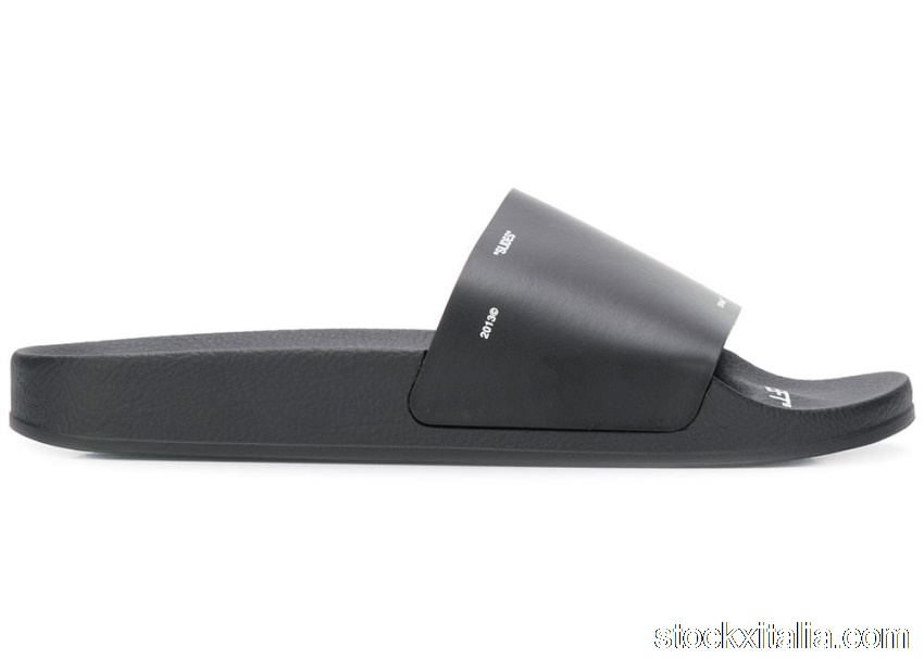 Outlet Off-White Corporate Slides Black FW18 OMIA087E18A461111001