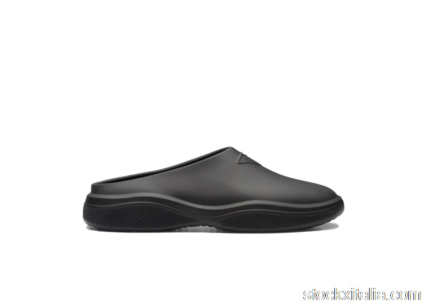 Outlet Prada Foam Rubber Mule Black 2S2959_3LKD_F0002