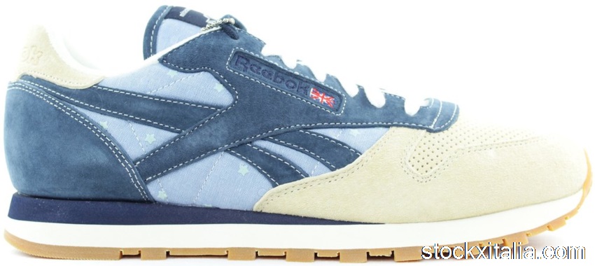 Outlet Reebok Classic Leather R12 mita sneakers Chino Navy V48193