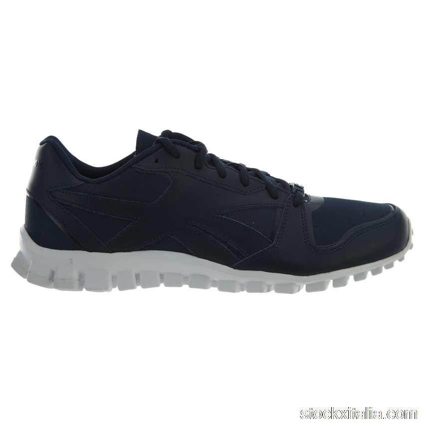 Outlet Reebok Classic Realflex Runner L Athletic Navy / White J87353