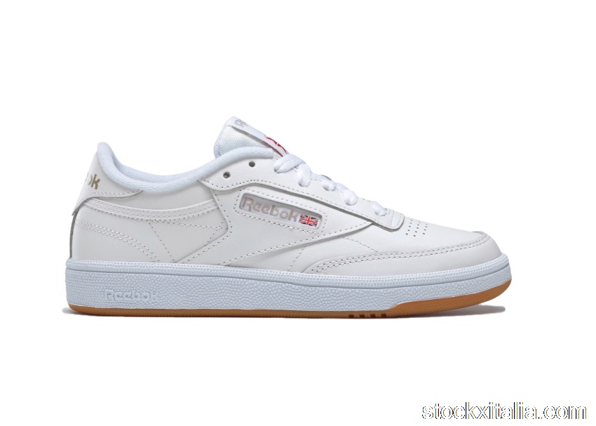 Outlet Reebok Club C White Light Grey Gum (W) BS7686