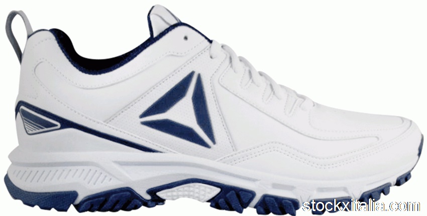 Outlet Reebok Ridgerider Leather White Navy CN0955