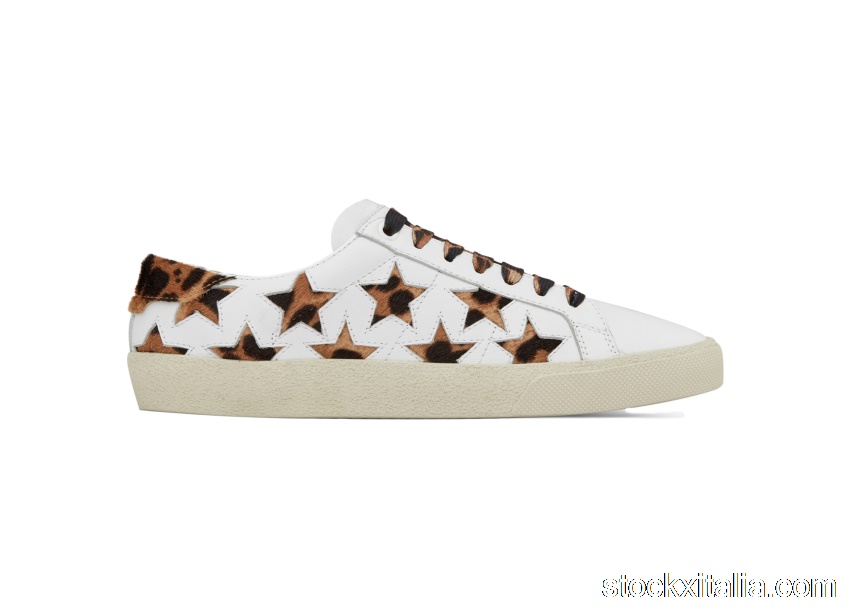 Outlet Saint Laurent Court Classic SL/06 Leopard California (W) 5337290M5F09299