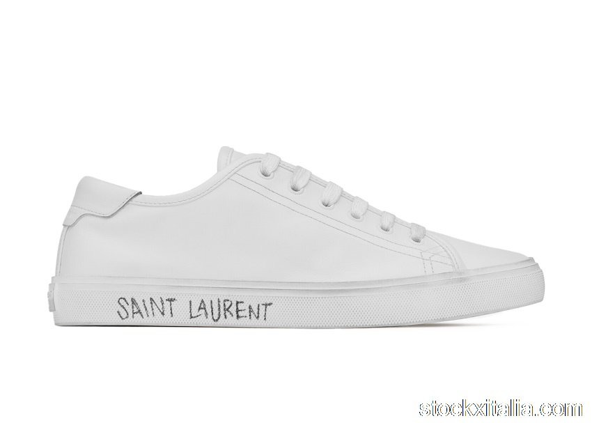 Outlet Saint Laurent Malibu Low Optic White 64925000NG09030