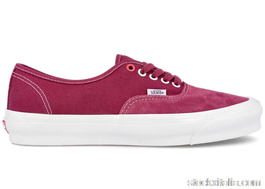 Outlet Vans OG Authentic LX Ray Barbee Leica Red VN0A4BV991Y