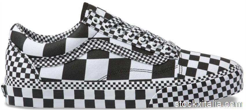 Outlet Vans Old Skool All-Over Checkerboard