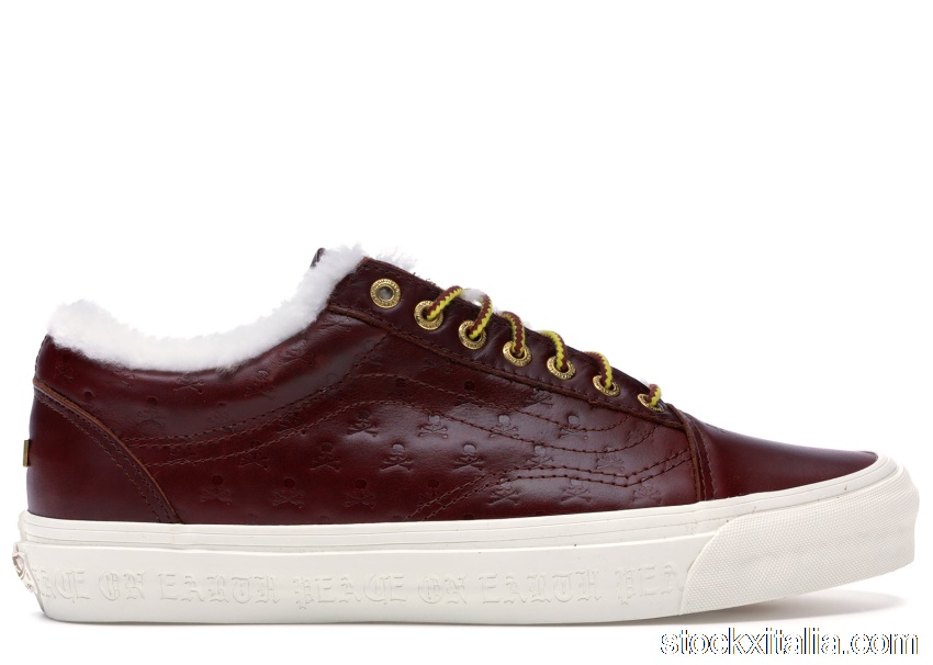 Outlet Vans Old Skool Kith x mastermind Japan Brown VN0A36C8S5J