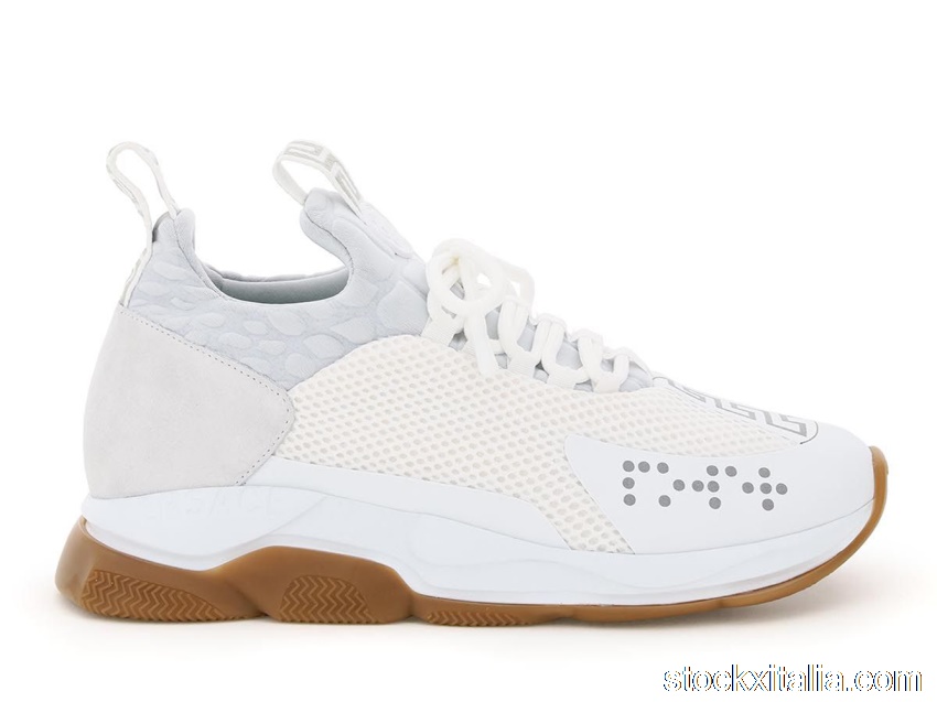 Outlet Versace Cross Chainer White Gum (W) DSR857G-D23TG D01