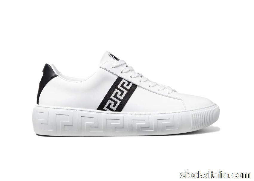 Outlet Versace Greca White Black DSU8404-1A00775_2W020
