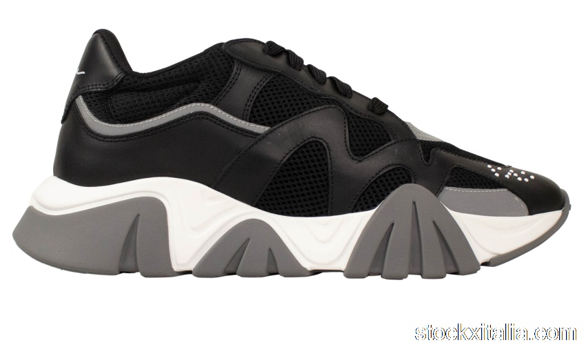 Outlet Versace Squalo Black White DSU7703DVTREG