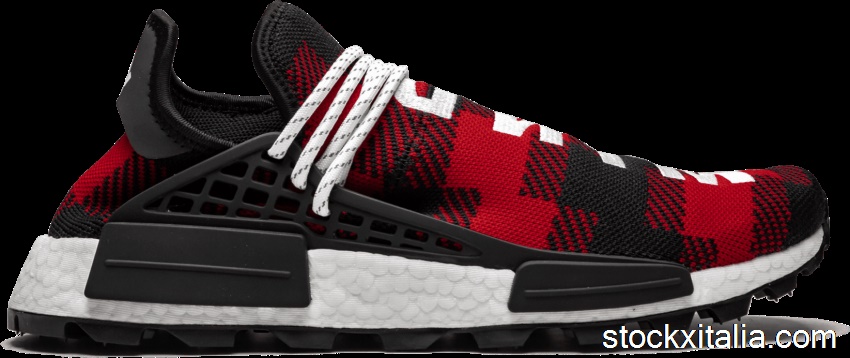 Outlet adidas NMD Hu Pharrell x BBC Red Plaid (F&F) EF7389