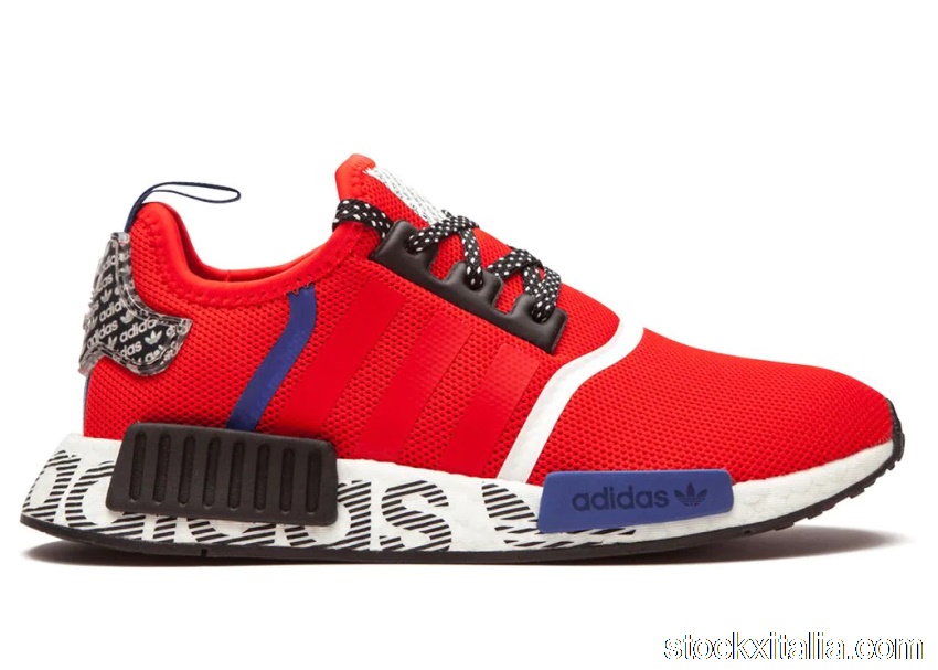Outlet adidas NMD R1 Transmission Pack Active Red (Youth) FV5330