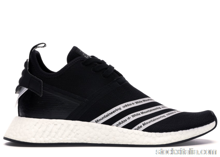 Outlet adidas NMD R2 White Mountaineering Black BB2978
