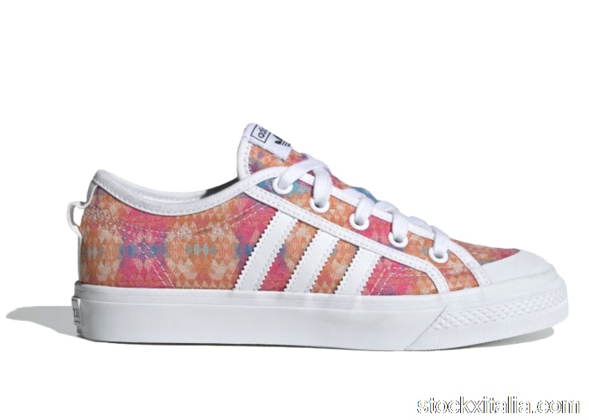 Outlet adidas Nizza Cloud White Multi (GS) EG9280
