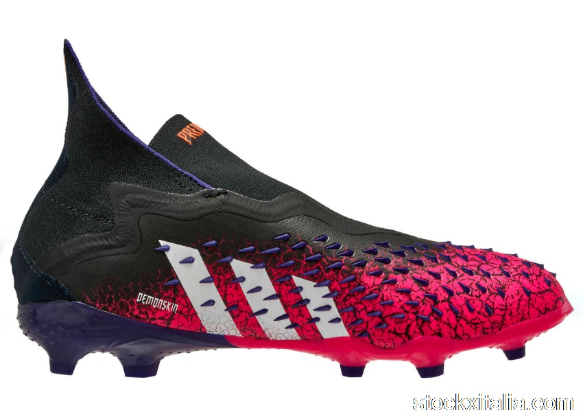 Outlet adidas Predator Freak FG J Demonskin Black Shock Pink FW7527