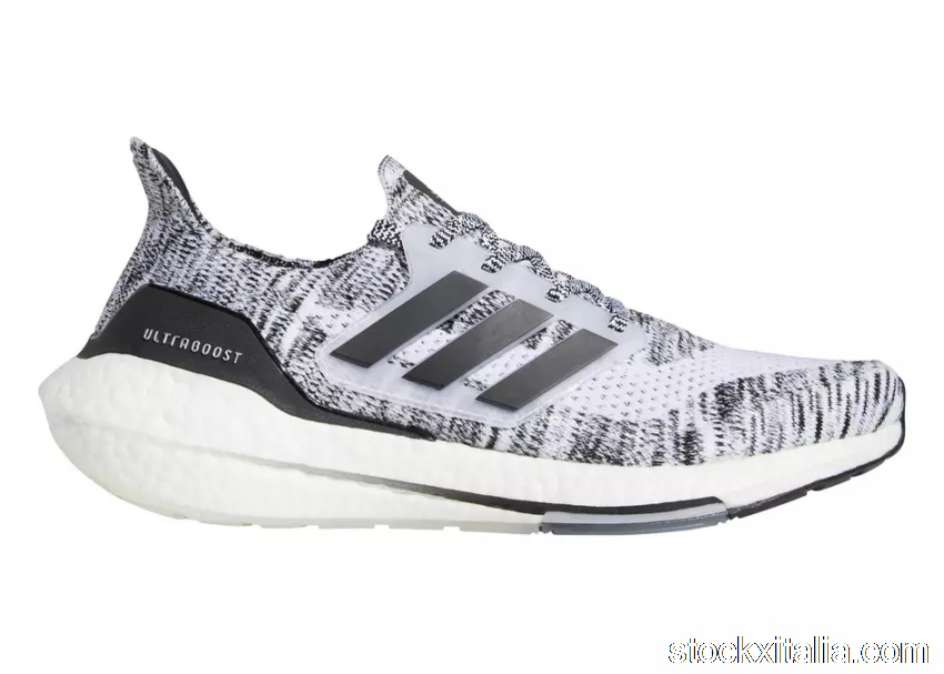 Outlet adidas Ultra Boost 21 White Black GV7709