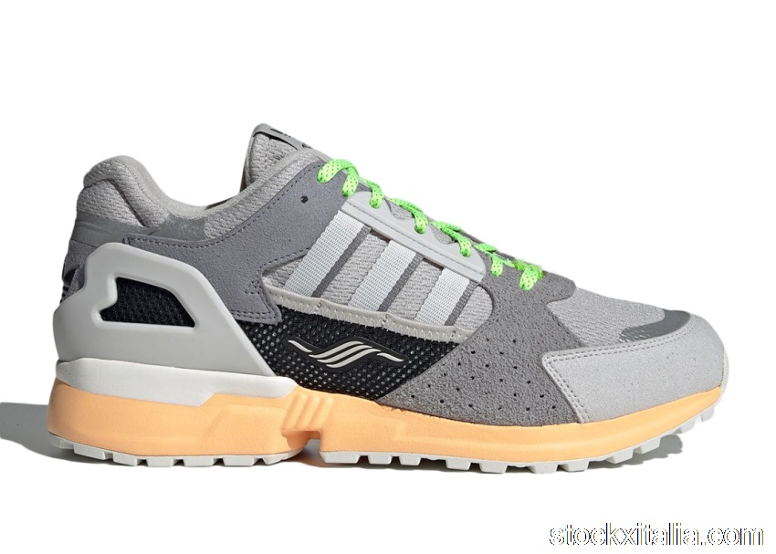 Outlet adidas ZX 10000 C Grey Acid Orange FX6978